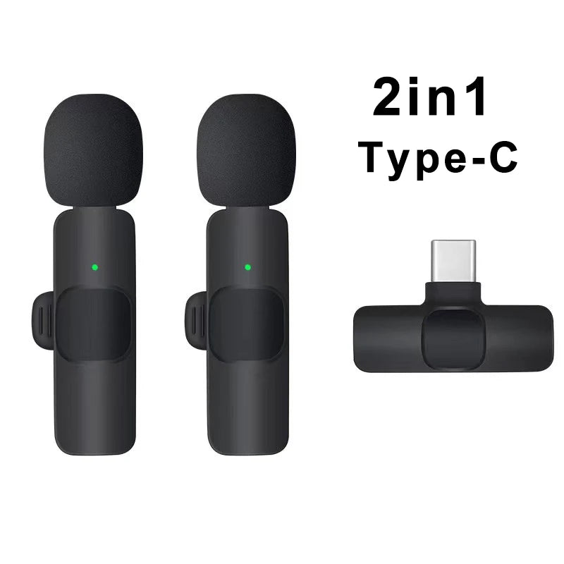 Micrófono Inalámbrico de Solapa – Mini Mic Portátil para iPhone y Android, Ideal para Grabaciones, Directos y Streaming