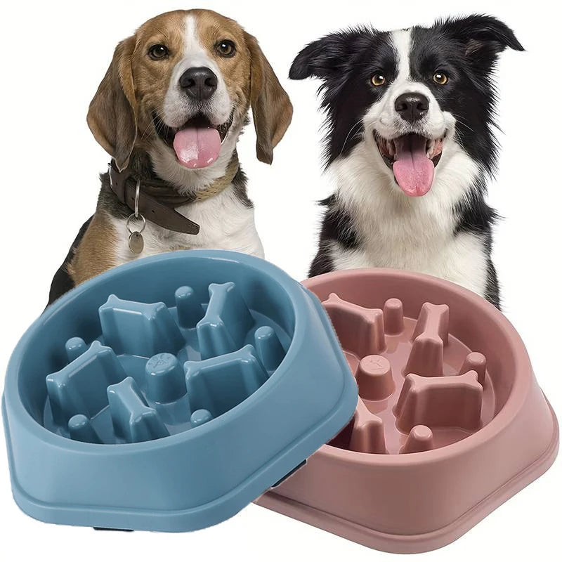 Comedero Lento Antiahogo para Perros – Antideslizante, Tipo Laberinto, para Perros Pequeños y Medianos