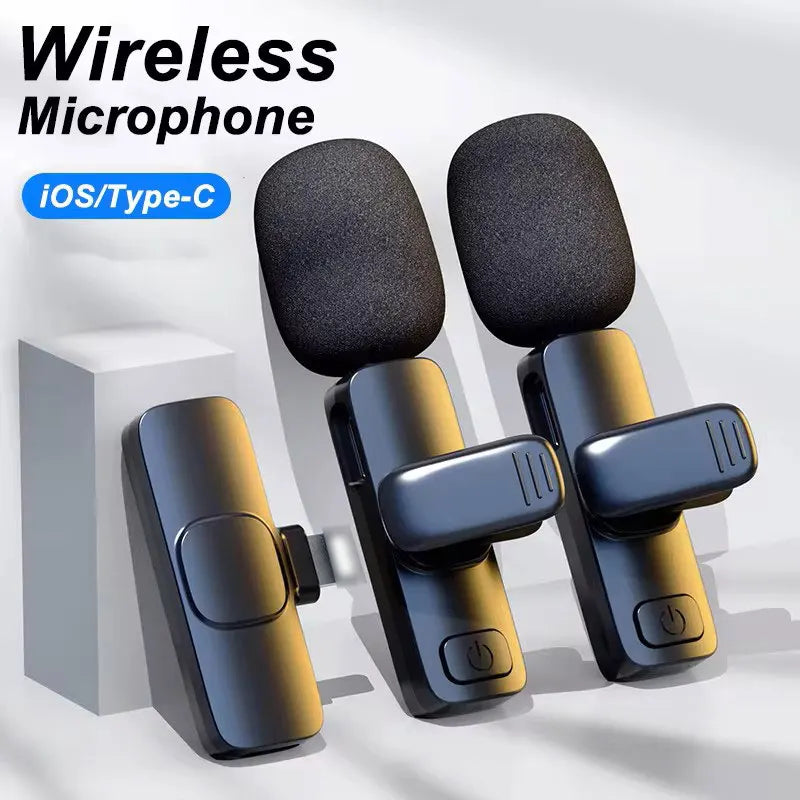 Micrófono Inalámbrico de Solapa – Mini Mic Portátil para iPhone y Android, Ideal para Grabaciones, Directos y Streaming