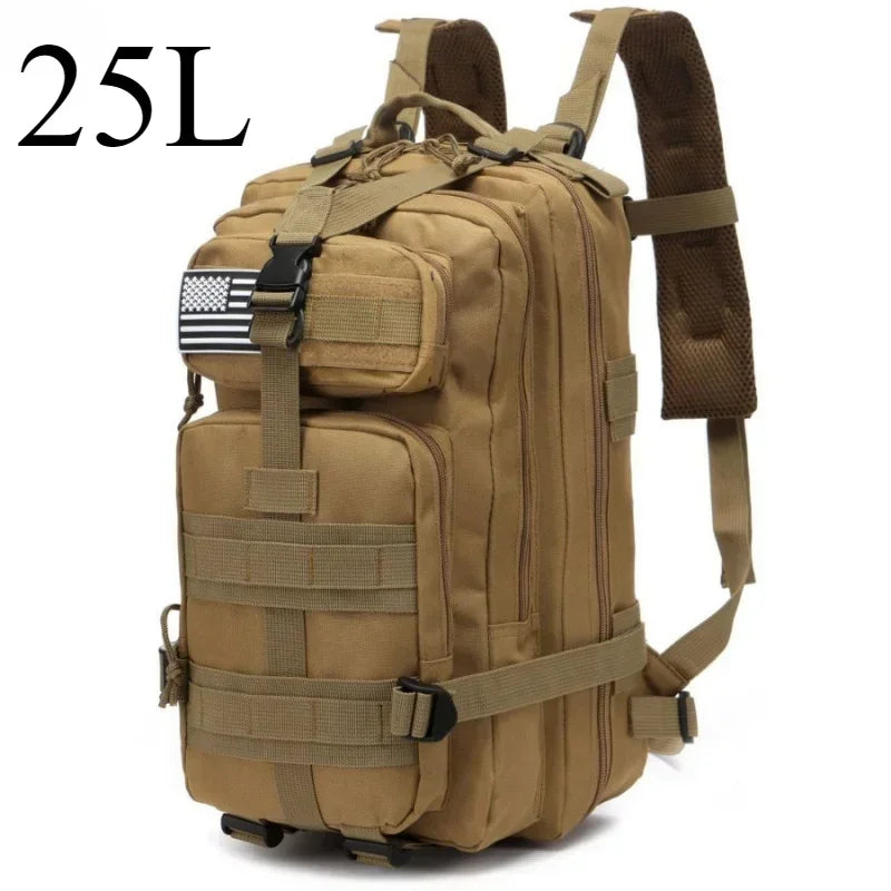 🎒 Mochila Táctica 50L – Resistente, Espaciosa y Lista para Todo 💪🌲