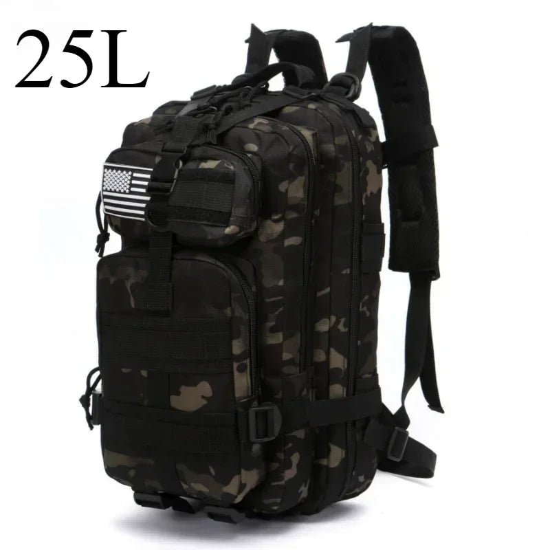 🎒 Mochila Táctica 50L – Resistente, Espaciosa y Lista para Todo 💪🌲