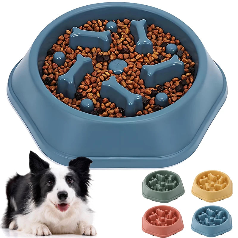 Comedero Lento Antiahogo para Perros – Antideslizante, Tipo Laberinto, para Perros Pequeños y Medianos