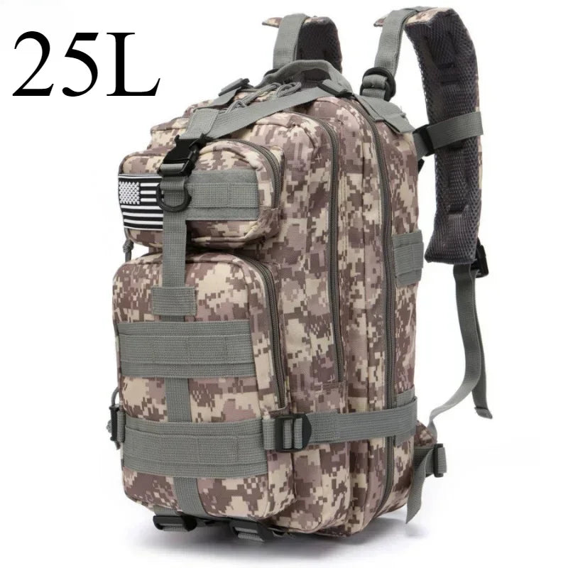 🎒 Mochila Táctica 50L – Resistente, Espaciosa y Lista para Todo 💪🌲