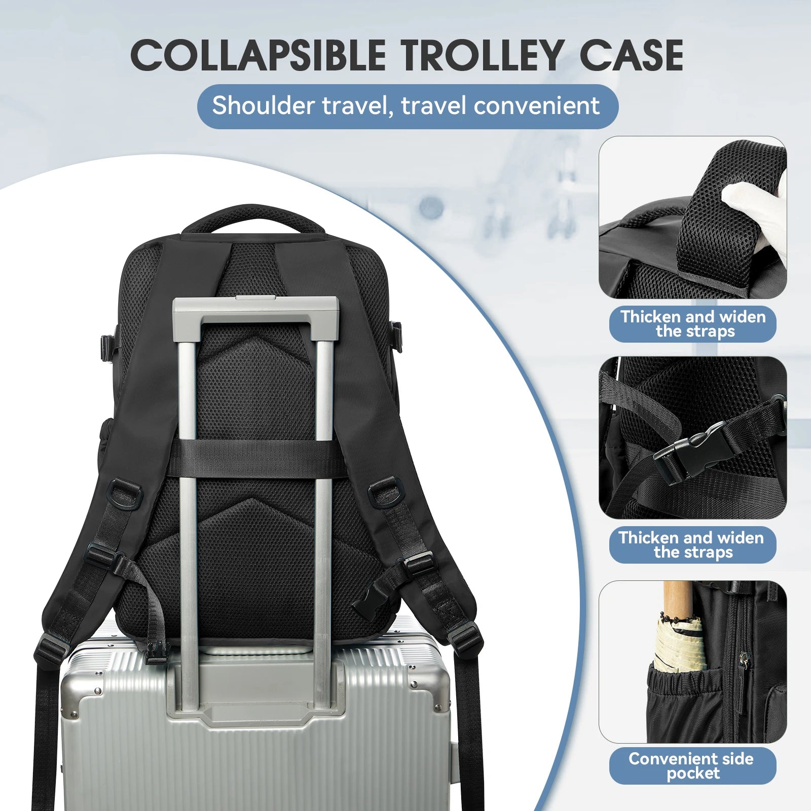 🎒✨ SkyBag™ – La Mochila de Cabina Apta para Ryanair que Lo Cambia Todo ✈️🧳