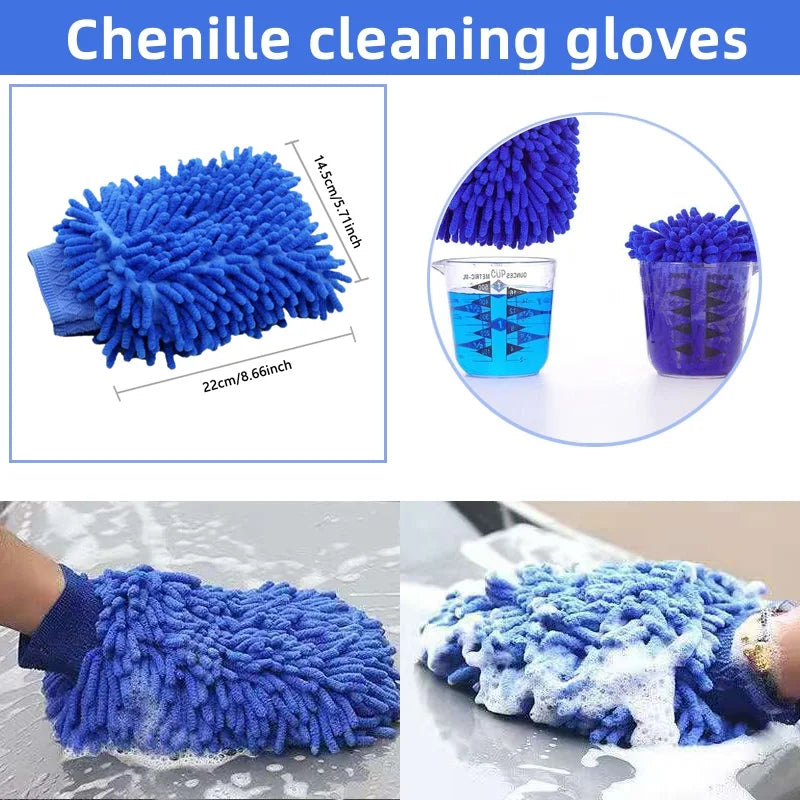 Set de Cepillos para Detallado de Coche – Kit Completo para Limpieza de Rejillas, Ruedas, Ranuras y Salpicaderos