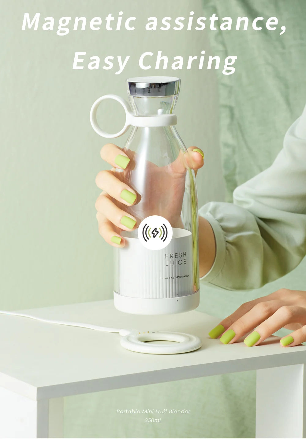 Mini Batidora Portátil – Smoothies al instante, estés donde estés