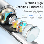 ¡Mira lo que hay en tu oído! Limpiador con Cámara HD + Luz LED – El Gadget Viral para Oídos Limpios