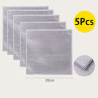 Paños Metálicos Antirayaduras Reutilizables – Limpieza Potente para Ollas, Sartenes y Fregaderos (Pack 1-30)