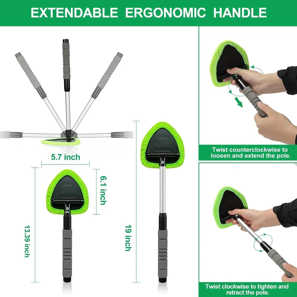 CleanView – Cepillo de Limpieza para Cristales de Coche
