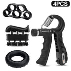 Hand Gripper Ajustable 5–60 kg – Fortalecedor de Mano, Muñeca y Dedos para Rehabilitación y Entrenamiento de Fuerza