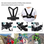 Accesorios 6 en 1 para Acción: Cabeza, Pecho y Más