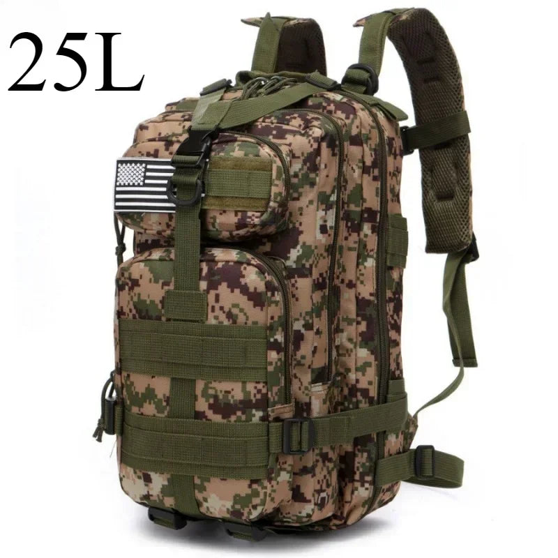 🎒 Mochila Táctica 50L – Resistente, Espaciosa y Lista para Todo 💪🌲