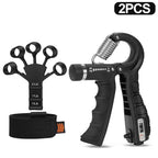 Hand Gripper Ajustable 5–60 kg – Fortalecedor de Mano, Muñeca y Dedos para Rehabilitación y Entrenamiento de Fuerza