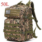 🎒 Mochila Táctica 50L – Resistente, Espaciosa y Lista para Todo 💪🌲