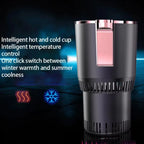 Soporte de Vaso Inteligente 2 en 1 para Coche – Enfría o Calienta Bebidas al Instante, Mini Nevera Portátil para Coche u Oficina