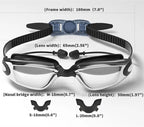 Gafas de Natación Profesionales ARENA – Antivaho, Antifugas y con Protección UV, Ajustables con Tapones para los Oídos
